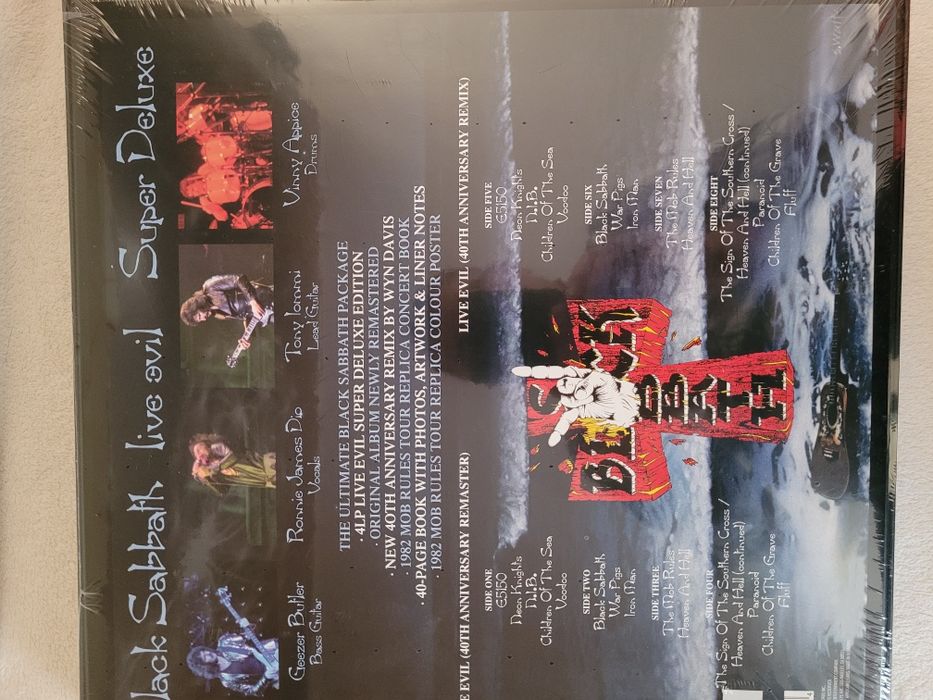 Winyl Black Sabbath Live Evil Box  4LP Super Deluxe Edition