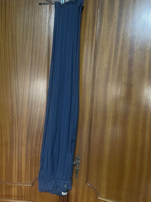 Calças classicas azuis