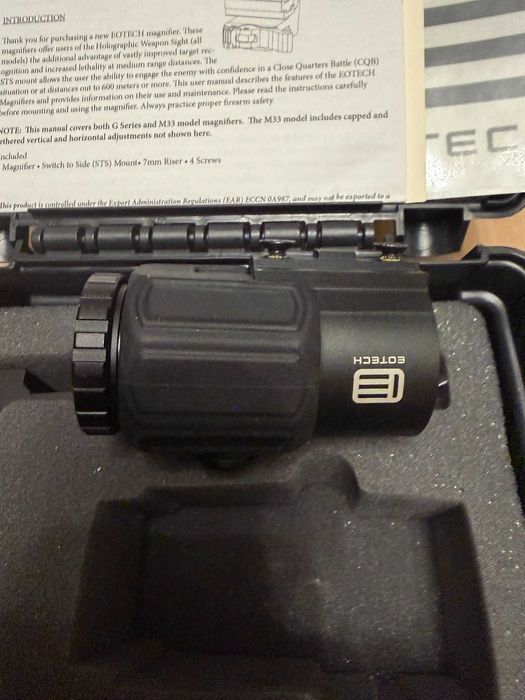 EoTech Kolimator + Powiększalnik