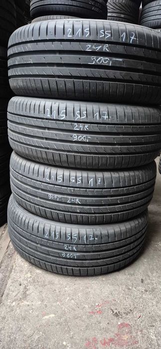 4szt opony letnie Nexen _ Jak nowe _ 215/55/17