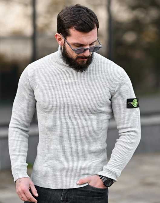 Гольф Stone Island Сірий