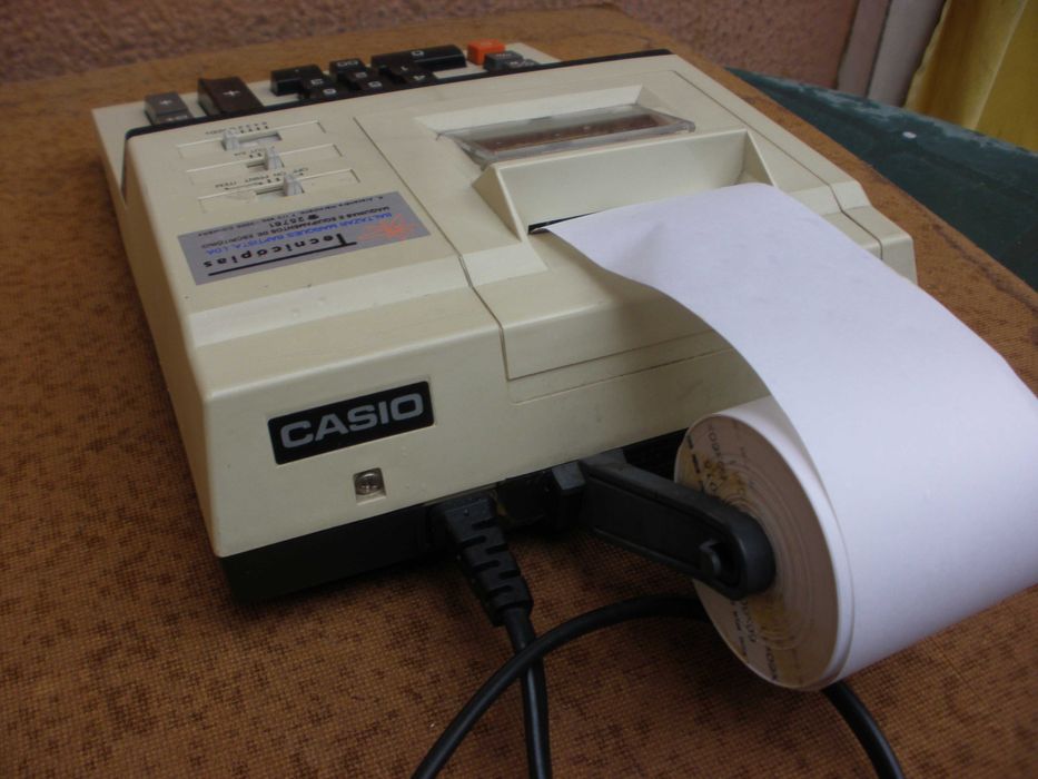 Calculadora de rolo Casio +oferta