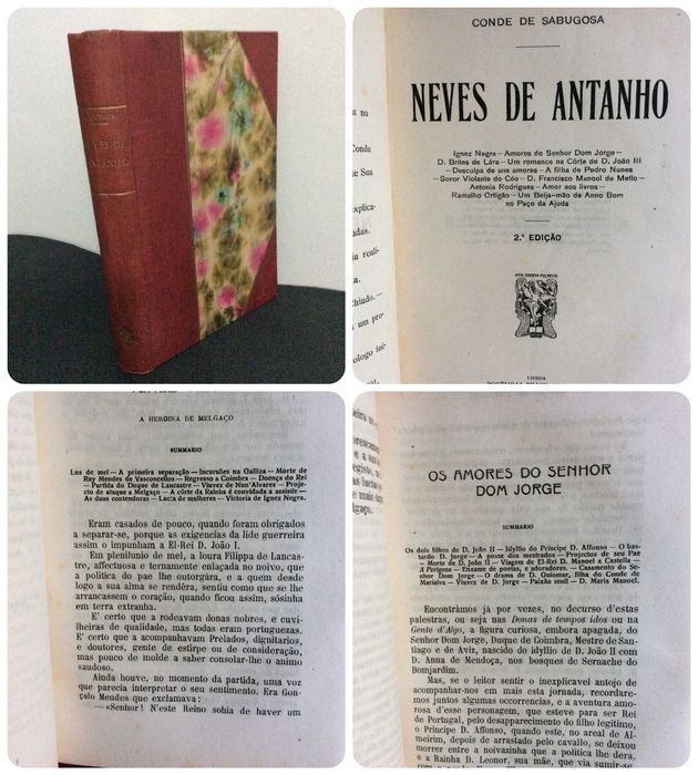 Neves De Antanho [2ª Edição] de Sabugosa (Conde De)