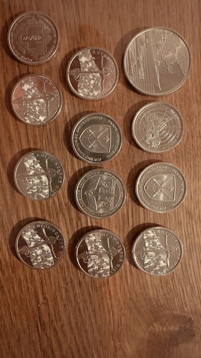 Монети номіналом 10грн колекційні