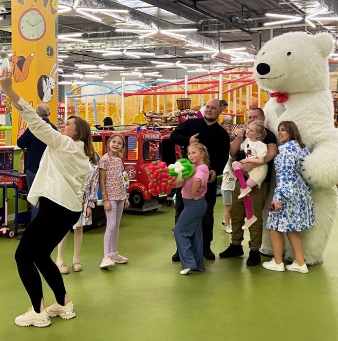 Привітання Ведмедиком, пандою, Тедді або зайчиком. Найкращі аніматори