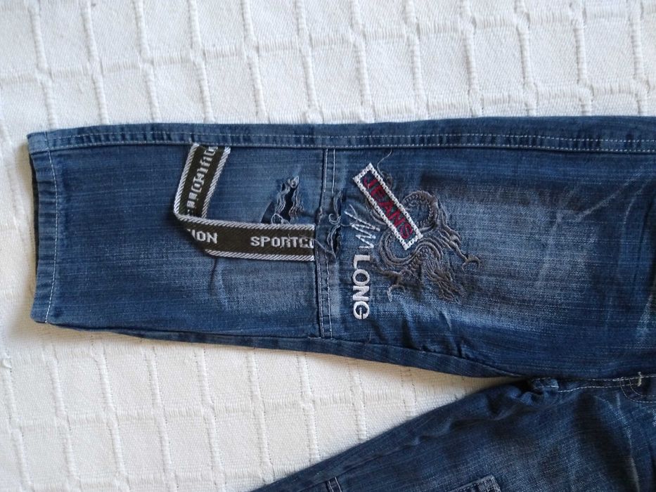 Calças Ganga Azuis MLong Jeans 4 Anos