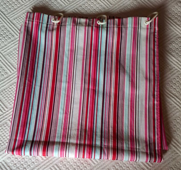 Cortina Duche, Casa de Banho, WC, Banho Riscas Coloridas