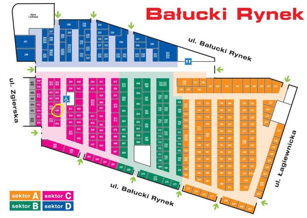 Lokal handlowy - boks Rynek Bałucki, Łódź, Bałuty, Centrum.