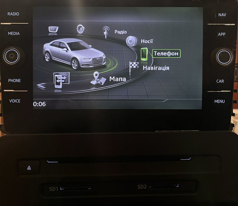 Українізований! Блок MMI Audi A4 B9