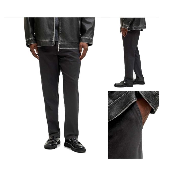 Spodnie JACK&JONES 54W 32L JPSTMARCO JJDAVE NOOS Męskie Chinosy Czarny