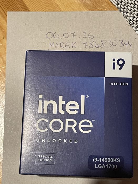 Intel core i9 14900KS , nowy