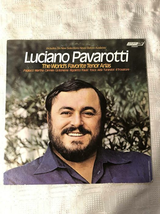 Winylowa płyta koncertowa Luciano Pavarotti z 1975 r.