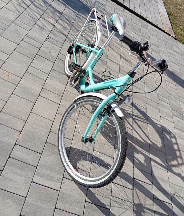 Rower Saveno 24 dla dziewczynki miętowy