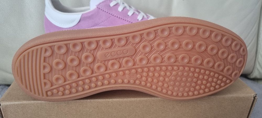 Sneakersy damskie skórzane Ecco Soft