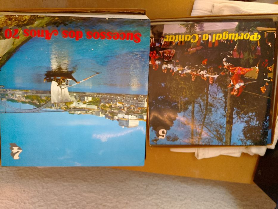 Coleção discos de vinyl