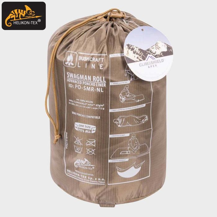 Poncho Swagman Roll - PenCott® WildWood™ -śpiwór / podpinka pod hamak