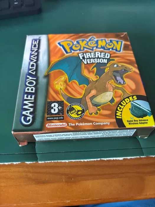 Vendo caixa pokemon fire red version