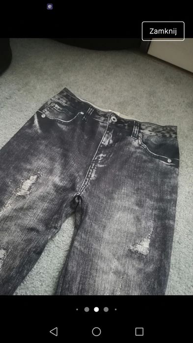 legginsy - jeansy Langsha