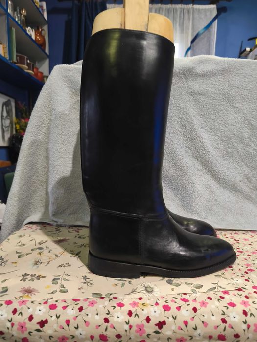 Oficerki buty do jazdy konnej