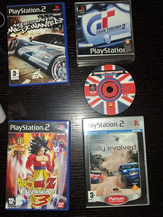 Playstation 2 fat com jogos