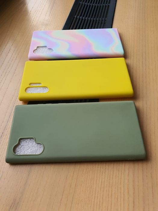 Чохол на Samsung Galaxy Note 10 Plus Яскравий Зелений Райдужний