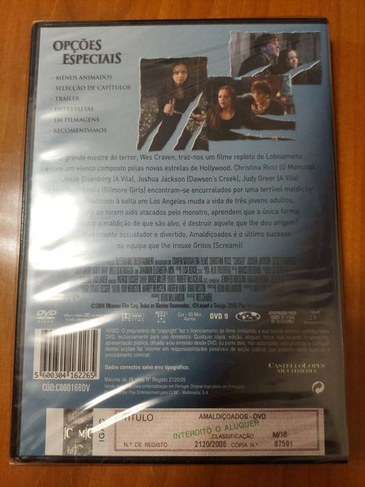 Dvd - Amaldiçoados Novo Selado