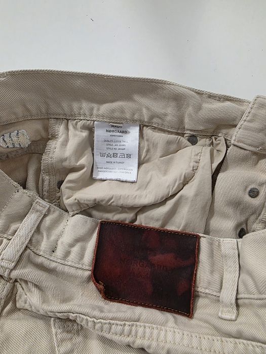 Mads Norgaard beżowe jeansy męske 31 proste
