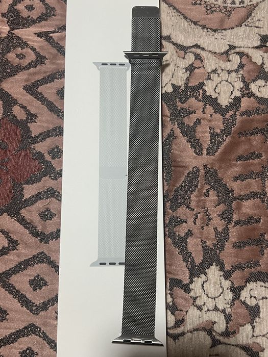 Bracelete Loop Milanesa prateada para Apple watch original