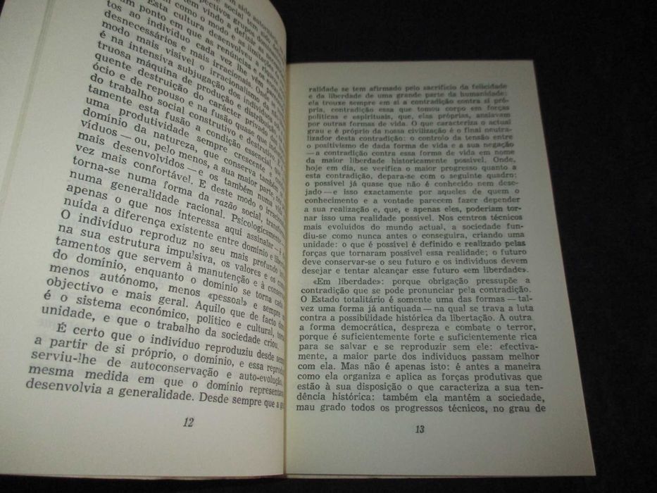 Livro Psicanálise e política O fim da utopia Herbert Marcuse