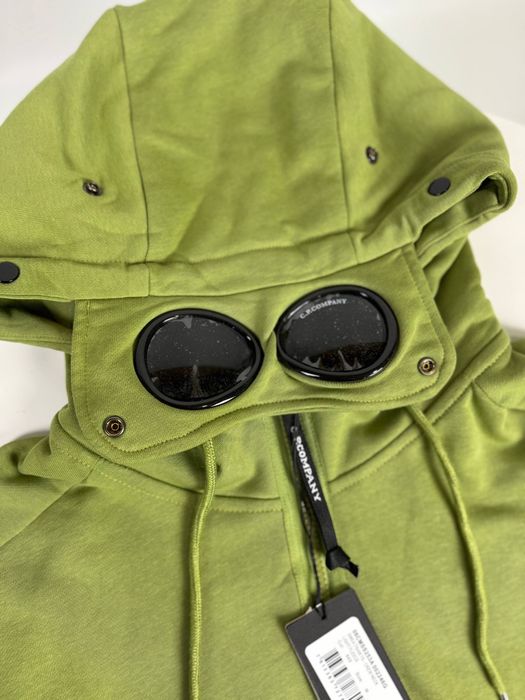 Зіп-худі CP Company з очками чорне/ зіпка сп компані зелена/ худі сіпі