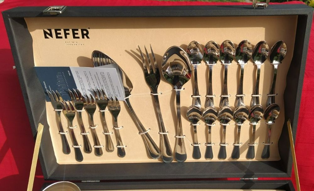 Faqueiro completo de 130 talheres - Inox - Produto Novo em Loja