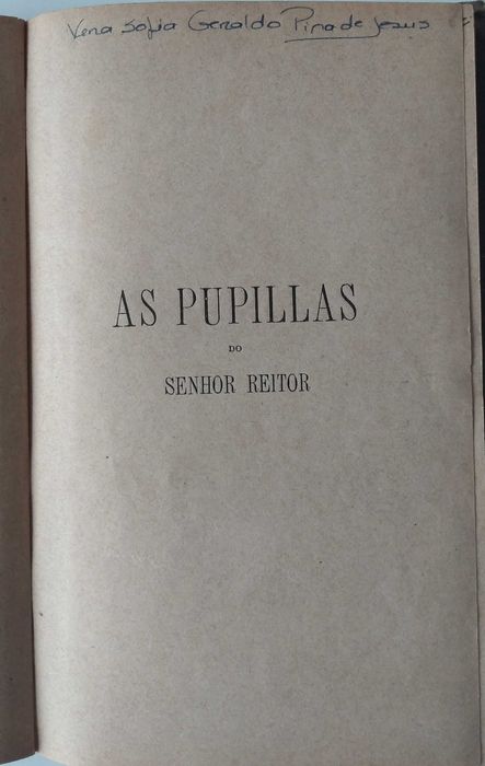 As Pupilas do Senhor Reitor, de Júlio Diniz