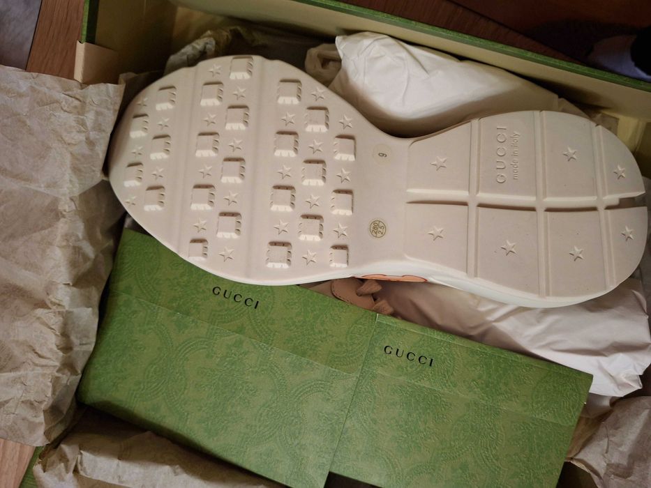 Gucci Apollo Leather Sneaker R.S in Ivory BWB 11.5 Gucci