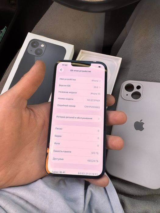 iPhone 13 512gb 100% акб