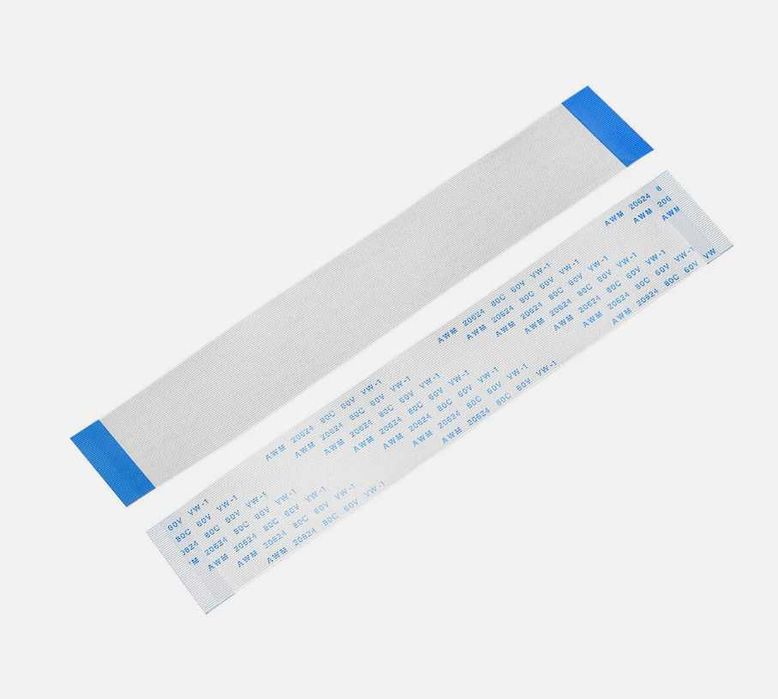AWM 50-Pin FFC Cable Tape | 0.5 mm Pitch | 150 mm Length | Contacts on Same Side