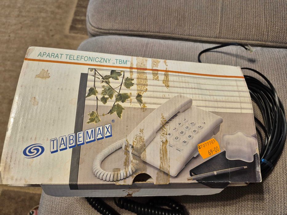 Aparat telefoniczny, telefon, stacjonarny, TBM, Tabemax
