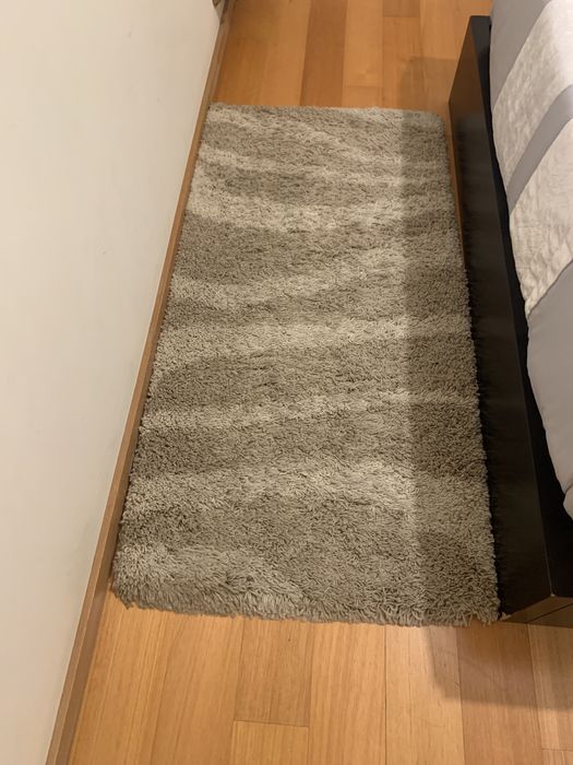 Beige and Gray Carpet Set