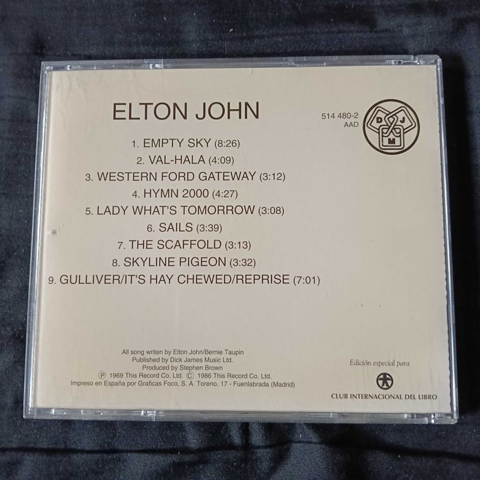 CD Elton John - Los 60