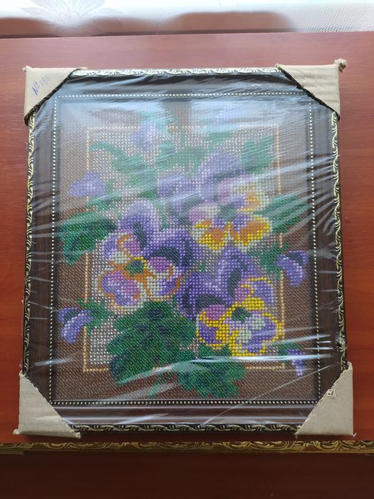 Картина "Братики" вишита чеським бісером