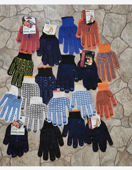 Робочі рукавиці і перчаткі, різні