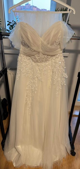 Suknia ślubna z salonu Bella Rossa, roz. 38, M - Kraków