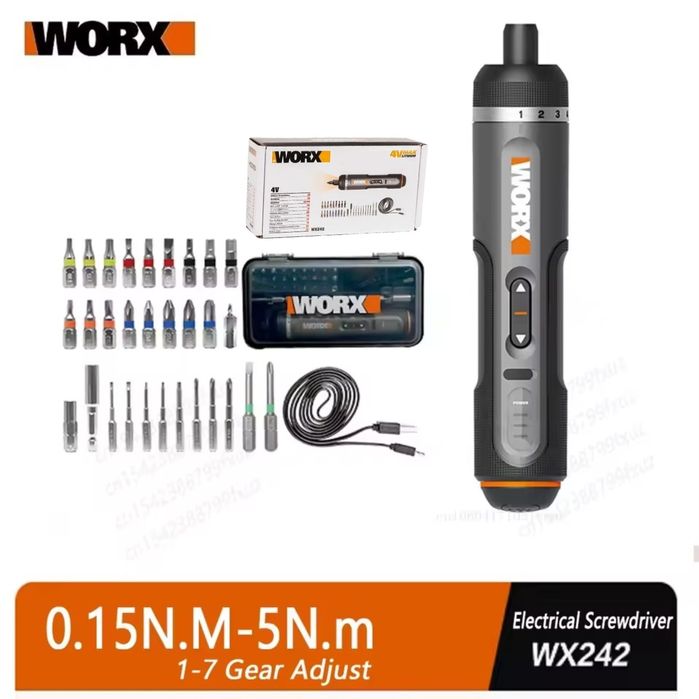 Аккумуляторная отвертка Worx WX242