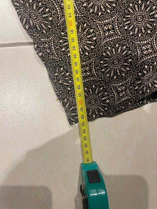 Kombinezon boho, złote dodatki, letni kombinezon rozmiar M