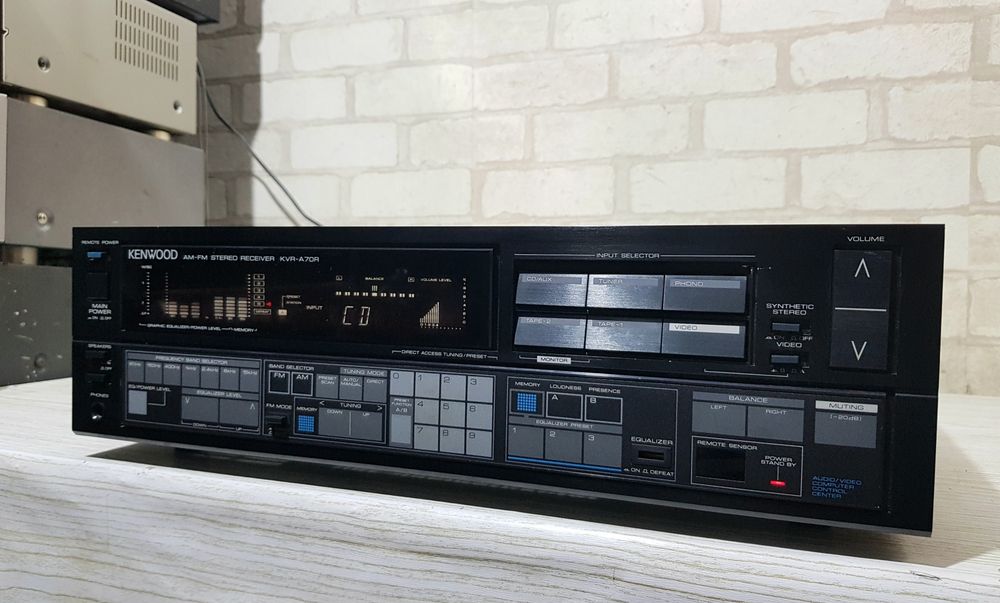 Пульт!FM/AM Стерео ресивер Kenwood KVR-A70 2х73Вт  б/у з  Німеччини