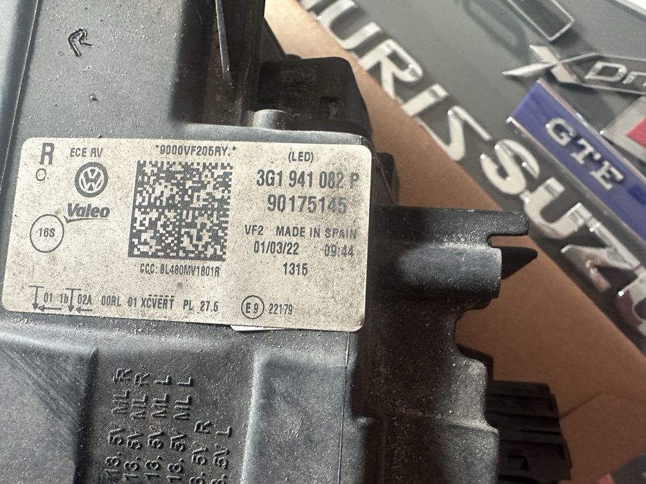 Lampa vw passat b8 full led