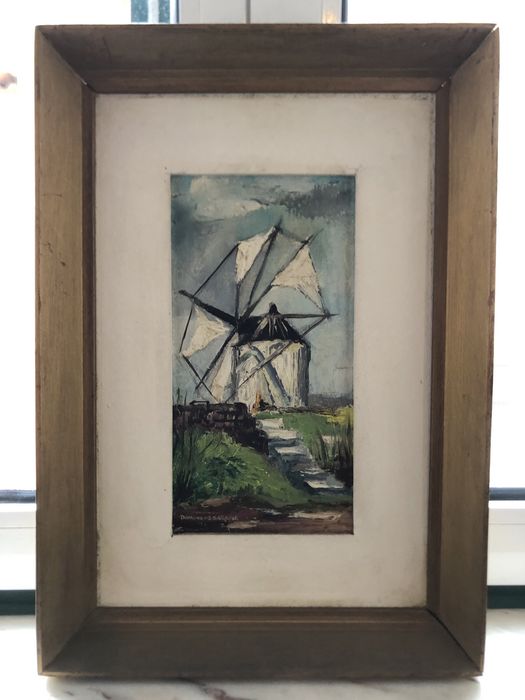 Pintura a óleo do pintor Domingos Saraiva