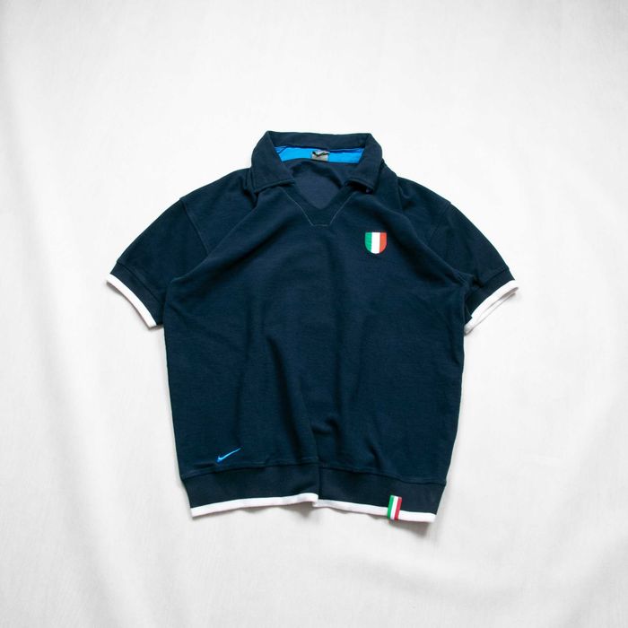 Vintage y2k Nike Italy koszulka polo XXL Włochy piłkarska