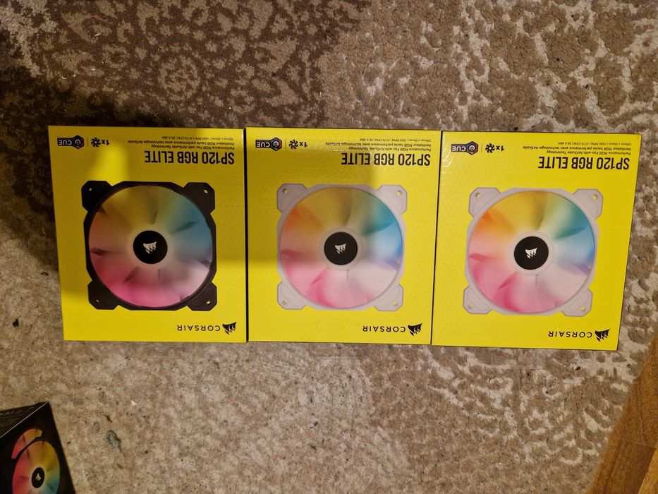 Wentylatory Corsair iCUE SP120 RGB ELITE Performance 120 mm PWM 6 SZT.