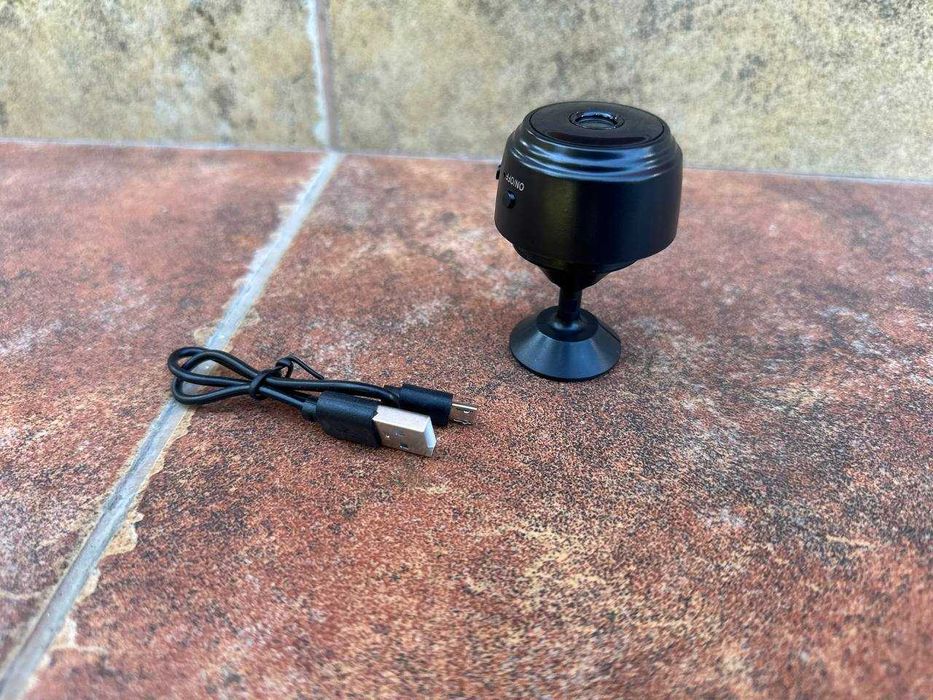 Мини IP камера видеонаблюдения|Wi-Fi Full HD|ночное видение|Экшен|12mp