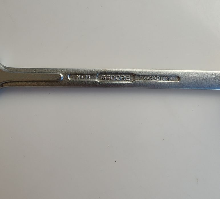 Klucz płasko-oczkowy odgięty 1/2" AF calowy GEDORE No.1B